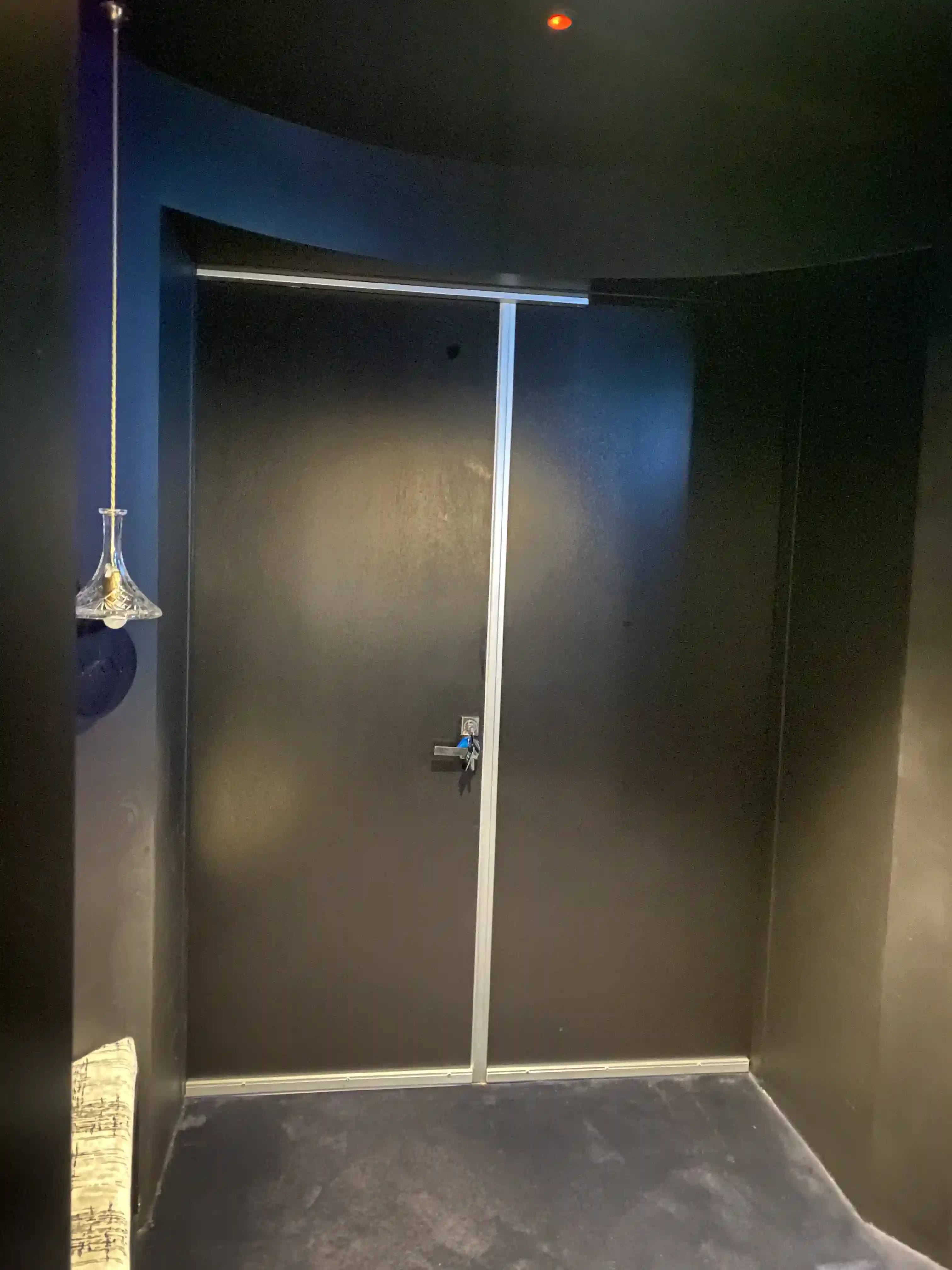 Black fire door